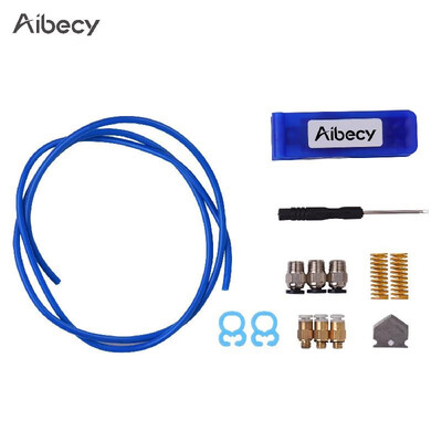 

Aibecy Tube Cutter&PTFE Tube ID 2mm OD 4mm Tubing Pipe Kit with Pneumatic Fittings Springs for 3D Printer Accessories