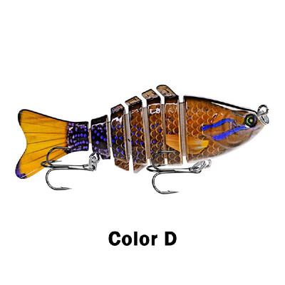 

10cm 1561g Fishing Lure Hard Bait Multi Segments Swimbait Crankbait Artificial Fishing Lure Bait with Treble Hooks