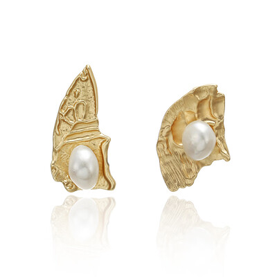 

2019 Freshwater Pearl earrings for women Irregular earrings korean earrings