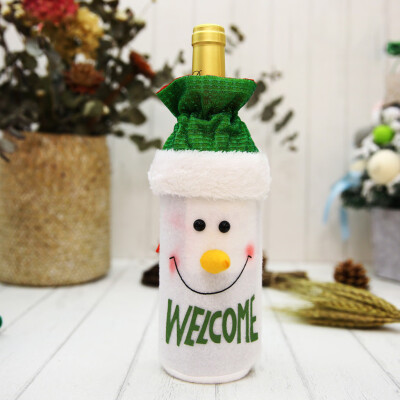 

Tailored Wine Bottle Cover Snowman Stocking Christmas Gift Bags Xmas Sack Packing Present