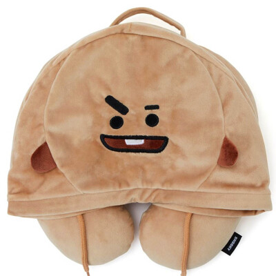 

BTS Hooded Travel Pillow KPOP Bangtan Boys Jungkook Jimin V Suga Jin J-Hope Rap Monster Neck Pillow