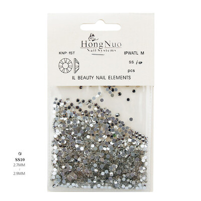 

Toponeto 1440pcs Pcs Nail Art Rhinestones Glitter Diamond Gems 3D Tips DIY Decoration