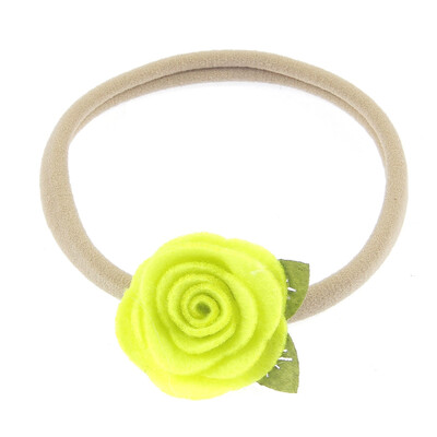

Pearl Flower Rubber Rope Girls Hairband Headband Elastic Head Bands For Baby Girls Kids Hair Accessories