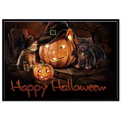 

Halloween Diamond Embroidery Full Rhinestone DIY Painting Cross Stitch Home Decoration Dot Drill Tool Magic Embroidery Tool