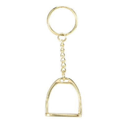 

Zinc Alloy Key Chain Stirrup Key Ring Mini Keychain for Men Women