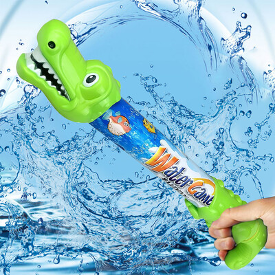 

YIWULAWater Game Funny Plastic Water Toy Crocodile Shape Water Blaster Shooters Fun