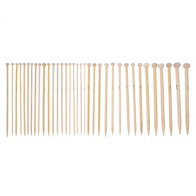 

36pcsSet Round Bamboo Weaving Needles Crochet Sweater Needles Craft Tools