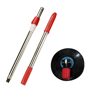 

Gobestart Spin Mop Pole Handle Replacement For Floor Mop 360 No Foot Pedal Version Black