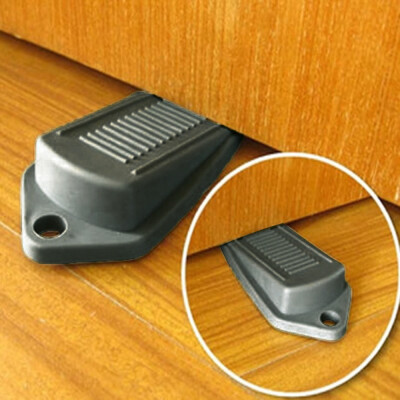 

Siaonvr Large Rubber Door Stopper Wedge Door Jam Catcher Block Home Office White Grey
