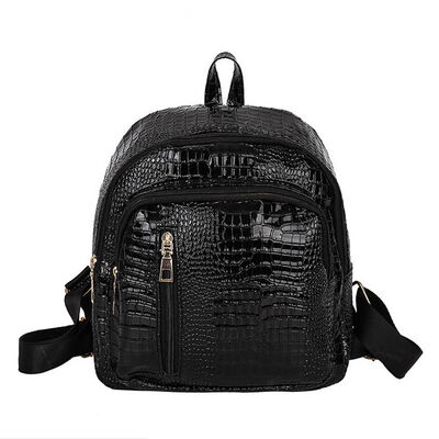 

2018 New Style Fashion Women Girl Small Backpack Solid Zipper Backpacks Travel Rucksack Shoulder School Bags