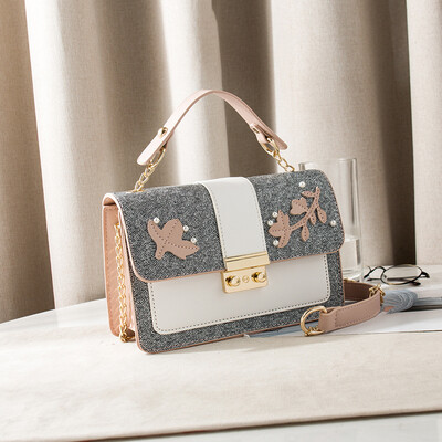 

Autumn&Winter Ins Hand-held Ladies Up-to-date Korean Version Baitao Chain Single Shoulder Slant Bag Fashion