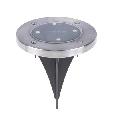 

Waterproof Solar Powered 4LED Ground Light Outdoor Garden Yard Decor Lamp