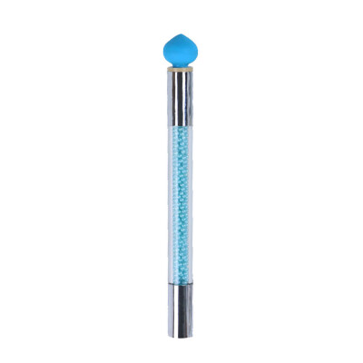 

〖Follure〗Double-end Nail Art Painting Gradient Shading Sponge Pen Brush Rhinestone Handle