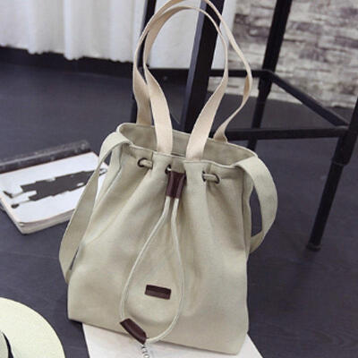 

New Women&39s Canvas Black Handbag Shoulder Messenger Bag Satchel Tote Purse Bags