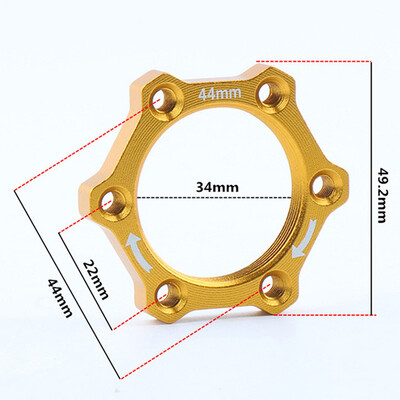 

Brake Disc Rotor Base Aluminum Alloy Thread Flange Adapter Screw Bicycle Parts