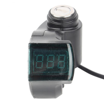 

Greensen Throttle Voltmeter with Digital Voltage Display&Lock for 12-99V E-Bike Scooter Tricycle