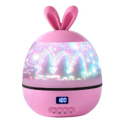 

Projection Lamp Star Light Timing Rotating Projection Lamp Fluorescent Rabbit Projector Best Gifts For Kids Bedroom And Couple