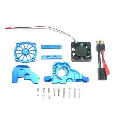 

Tailored Aluminum Alloy Motor Mount&Upper Cover With Cooling Fan Set For TRAXXAS TRX4