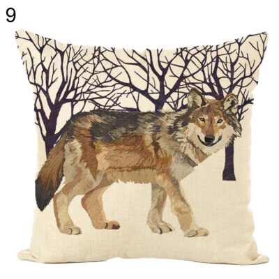 

45x45cm Nordic Animal Throw Pillow Case Cushion Cover Sofa Bed Car Home Decor