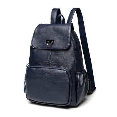 

Tailored Women Leisure Leather Fashion Large Capacity Shoulders Bag Travel Backpack