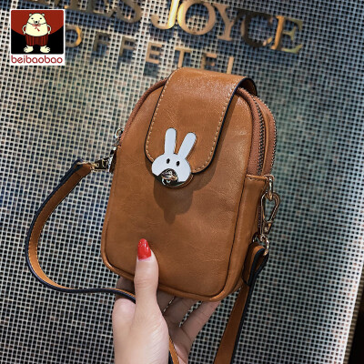 

On the new bag female 2019 new Korean fashion girl shoulder bag foreign style Joker slung mobile phone bag