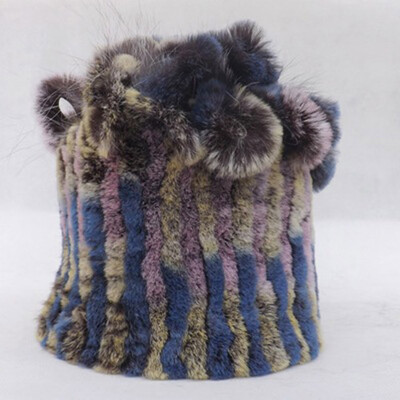 

Tailored Elegant Warmth Colorful Women Hats Handmade Warm Caps Female Headgear