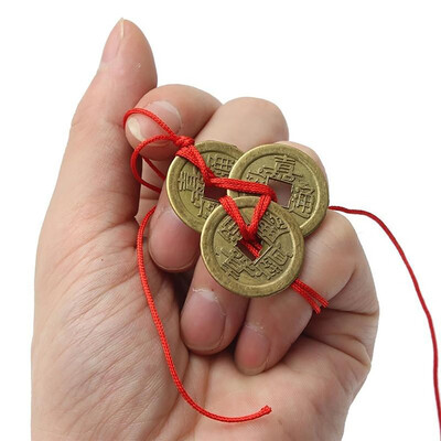 

Chinese Lucky Coins Ancient Good Luck Feng Shui Pendant Fortune Money Necklace