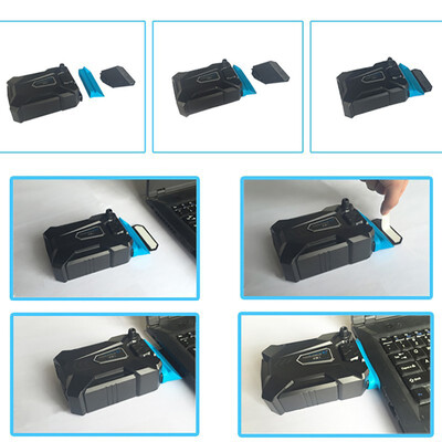 

COOLCOLD K27 Portable Notebook Laptop Cooler USB Air Extracting Cooling Vacuum Fan Radiator