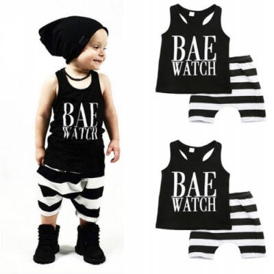 

Toddler Infants Baby Boys Girls T-shirts Short Pants Sets Clothes Outfits 2Pcs