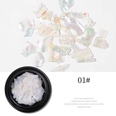 

Toponeto Nail Pure Natural Magic Color Ultra-thin Irregular Permanent Shell Fragments