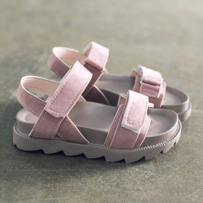 

Summer fairy wind superhot flat-bottomed ins thick-soled Roman sandals student tide
