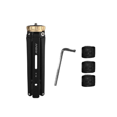 

Andoer MT-02 Mini Desktop Tripod Aluminum Alloy 14" Screw Max Load 15kg 33lbs for DSLR Digital Video Camera DV