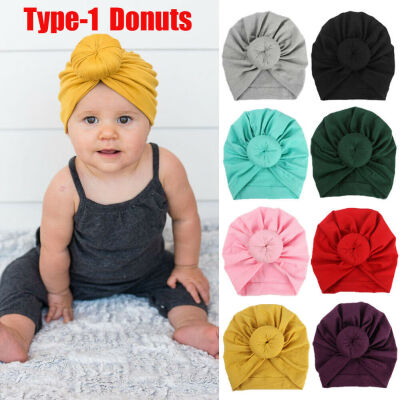 

Infant Baby Turban Toddler Kids Boy Girl Cotton Blends Hat Lovely Soft Hat