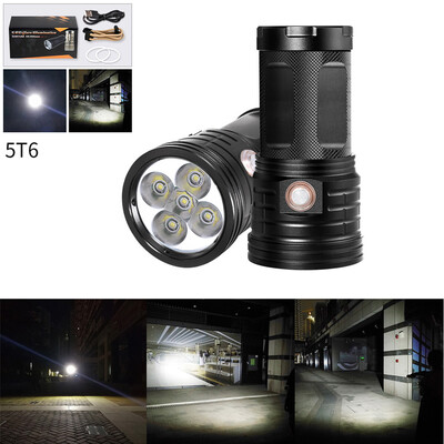 

Saidsome Outdoor 5X T6 LED 3 Modes Flashlight Pro LED Flashlight Torch Lamp 18650 flashlight lamp