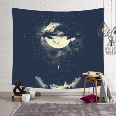

Amazing Galaxy Wall Decor Hanging Tapestry Mandala Cloth Yoga Mats 4 Size Personalized Home Decoration Gift Beach Throw Carpets