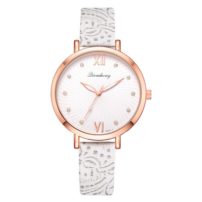 

Korean version of the pearl watch fashion Roman digital casual ladies watch trend alloy quartz watch