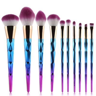

〖Follure〗10PCS Make Up Foundation Eyebrow Eyeliner Blush Cosmetic Concealer Brushes