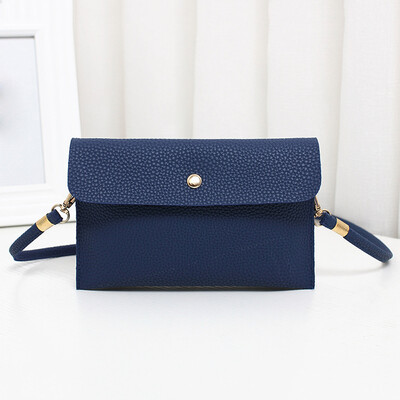 

Tailored Womens Leather Crossbody Bag Pure Color Shoulder Bags Messenger Bag Coin Bag