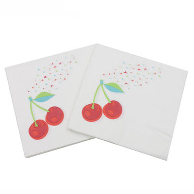 

20 Pcs 33x33cm Party Love With A Colorful Printed Napkin 100 Raw Wood Pulp Food-grade Water-based Ink Dye Printing