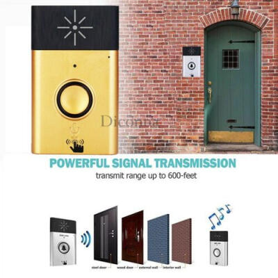 

300m Wireless Voice Intercom Doorbells Two-way Talk Home Doorbell Interphone Kit
