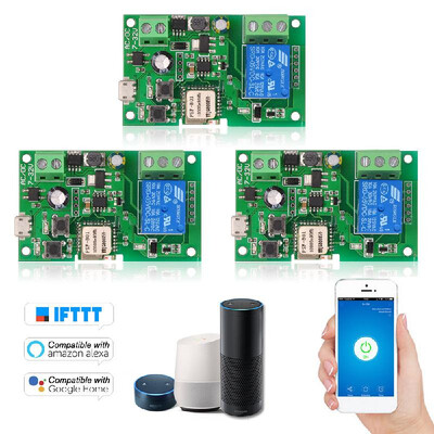 

5PCS eWeLink DC5V 12V 24V 32V Wifi Switch Wireless Relay Module Smart Home Automation Modules Phone APP Remote Control Timer Switc