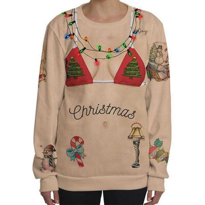 

3D Printed T Shirt Female Christmas T-shirt Long Sleeve Womens Casual Tops Tee Shirt Femme Plus Size