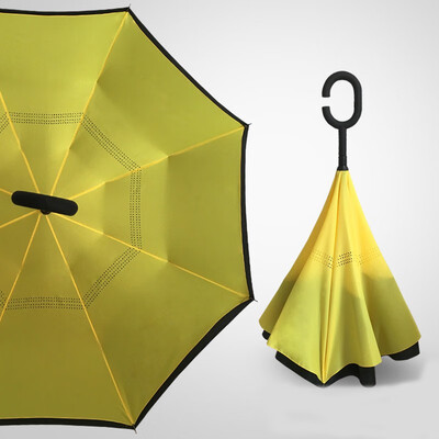 

XIAOYUAN Double-layer reverse opening double umbrella Hands free 13543