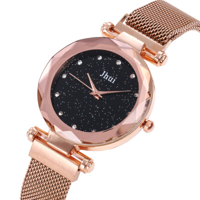 

Explosion watch net with simple trend trend starry diamond girl quartz watch