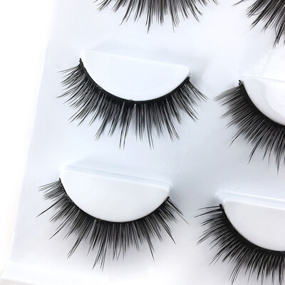 

Gobestart 3 Pairs 3D Long Natural Thick Handmade Fake False Eyelashes Eye Lashes Fluffy St