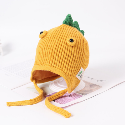 

Lovely Baby Winter Beanie Hat Knitted Cute Ear Dinosaur Warm Cap For Boy Girl