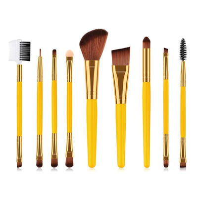 

9pcsSet Pro Double Head Makeup Brush Eyelash Eye Face Beauty Cosmetic Pens