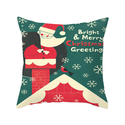 

Tailored Merry Christmas Soft Peach skin Throw Pillow Pillow Cover 45x45cm Home Decor