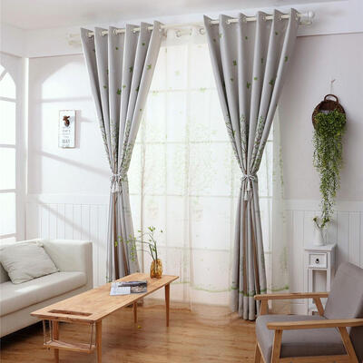

Birdcage Trees Drapes Living Room Blackout Curtain Window Shading Panel