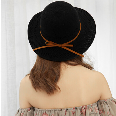 

New womens summer travel breathable sunhat beach sun hat beach outdoor UV protection hat